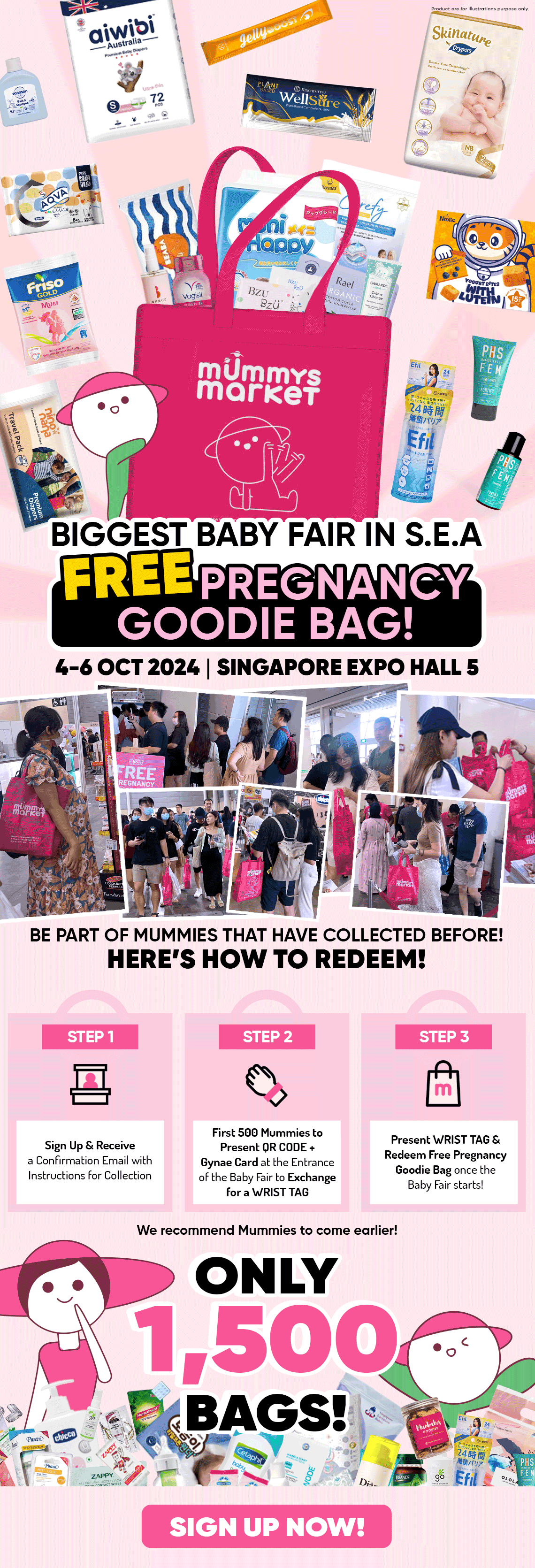 Mummys Market Largest Baby Fair in S.E.A Free Goodie Bag